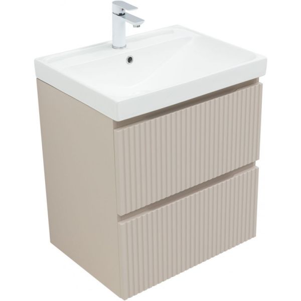 Тумба под раковину Aquanet Джейн 343975 60 см бежевый