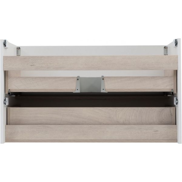 Тумба под раковину Aquanet Ирис New 339280 100 см белый глянец