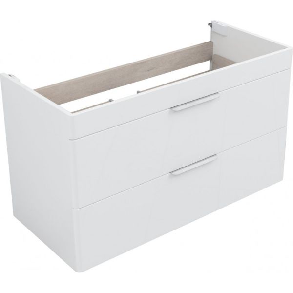 Тумба под раковину Aquanet Ирис New 339280 100 см белый глянец