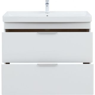 Тумба под раковину Aquanet Ирис New 339257 100 см белый глянец