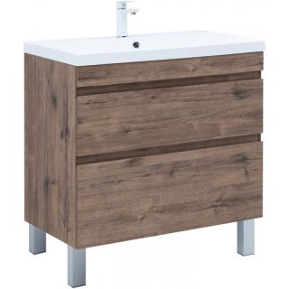 Тумба под раковину Aquanet Нота New 344145 90 см дуб веллингтон табак