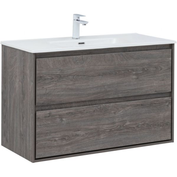 Тумба под раковину Aquanet Милан 336375 100 см дуб рошелье