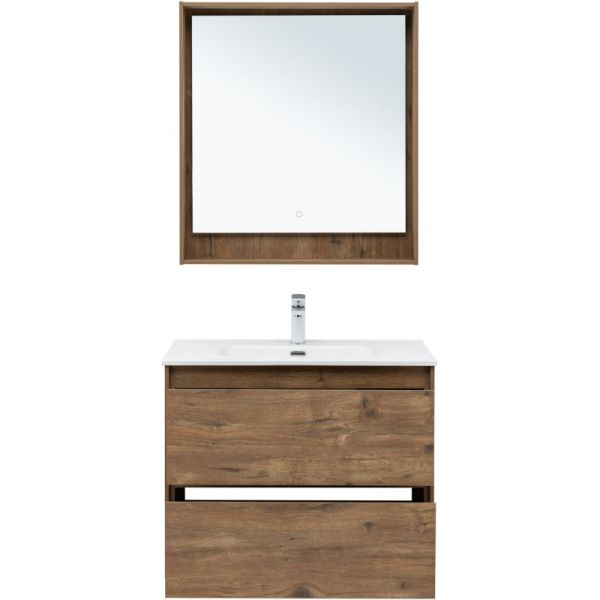 Тумба под раковину Aquanet Милан 336379 80 см дуб рустикальный