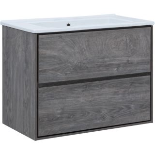 Тумба под раковину Aquanet Милан 339969 85 см дуб рошелье