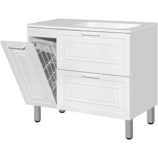 Тумба под раковину Style Line Альба правая 90 белый ЛС-000010054