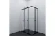 Душевой уголок Triton Вента Щ0000053749 120x80 см профиль чёрный стекло прозрачное