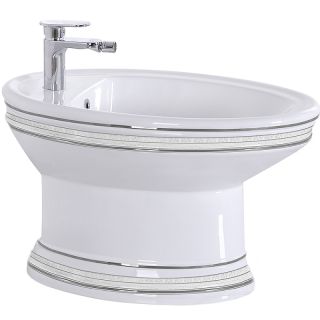 Биде CeramaLux Lux Classic 1410 напольное белое