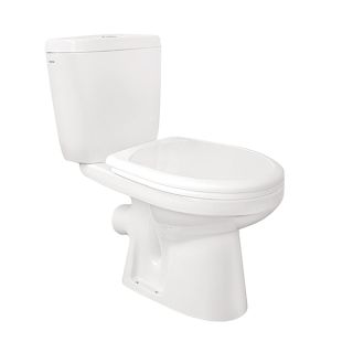 Унитаз напольный Santek - Анимо с сиденьем дюропласт Soft-close, косой выпуск 1WH302137