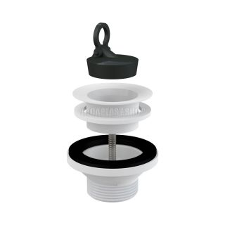 Водослив для раковины AlcaPlast 5/4" с пластмассовой рeшeткой ?63 A32