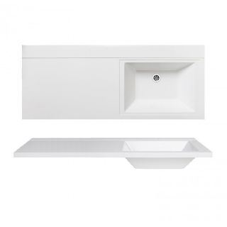 Умывальник Runo мебельный Гамма 120 лайт левое крыло (00-00001025)