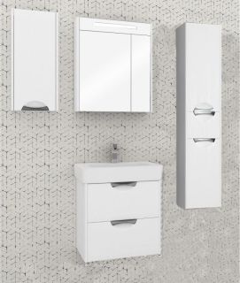 Шкаф Акватон Сильва левый дуб полярный 1A215703SIW7L