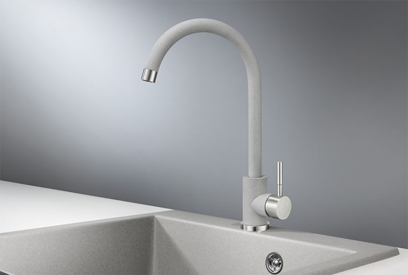 Смеситель для кухни Granula Standart ST-4031, БАЗАЛЬТ