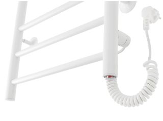 Полотенцесушитель электрический Domoterm Аврора DMT 109-6 40х80 EK R белый