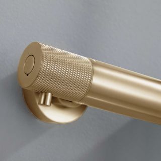 Душевая стойка Vincea Desire VSFS-1D0TBG термостатическая, брашированное золото