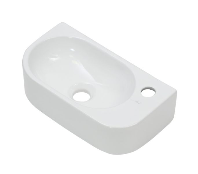 Подвесная раковина Melana 78204L-805 40см левая белый