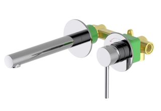 Смеситель встраиваемый для раковины Timo Saona 2391/00SM с защитой от ожогов хром