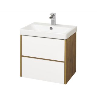 Тумба под раковину Акватон Сканди 70см белый/дуб рустикальный 1A251801SDZ90