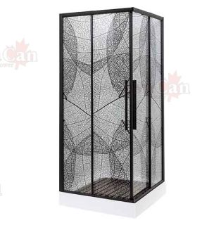 Душевой уголок AvaCan KB 80-90 чёрный