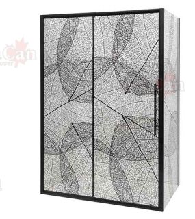 Душевой уголок AvaCan FB 120-140 + SB 90 чёрный