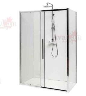 Душевой уголок AvaCan FС 120-140 + SС100 хром