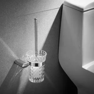 Ёршик для унитаза Rose RG1700 хром