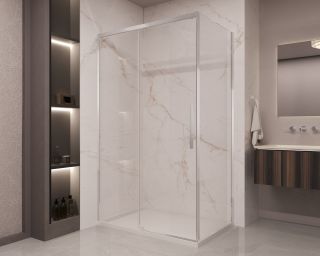 Душевой уголок Vincea Stella VSR-1ST1016CL, 1600*1000, хром, стекло прозрачное