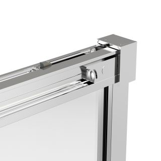 Душевая дверь Vincea Stella VDS-1ST110CLB, 1100, черный, стекло прозрачное