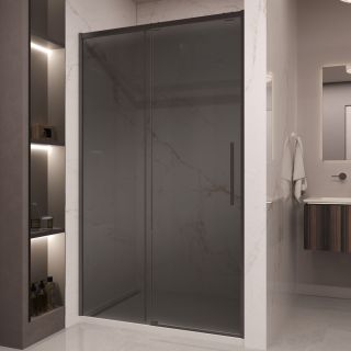 Душевая дверь Vincea Stella VDS-1ST120CGB, 1200, черный, стекло тонированное