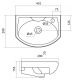 Мебельная раковина Santek Азов 1WН110254 40см белый