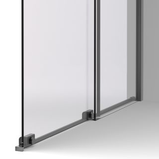 Душевая перегородка Vincea Walk-In VSW-1WSL120CGGM, 1200*2000, вороненая сталь, стекло тонированное