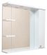 Шкаф-зеркало с подсветкой Onika Эльбрус 209004 правый 90см белый