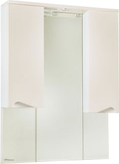 Зеркало-шкаф с подсветкой Bellezza Эйфория 100см бежевый 00000007200