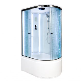 Душевая кабина Deto ЕМ4512 L LED 120х80х220 см
