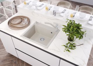 Мойка кухонная Polygran ARGO-560 серый 575790