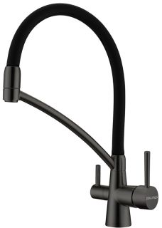 Смеситель для кухни Paulmark Siegen Si213111-GM воронёная сталь