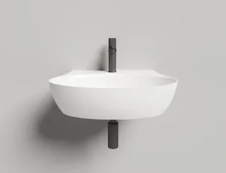 Подвесная раковина Salini Alda Wall 01 S-Sense 140311G 58см белый глянцевый