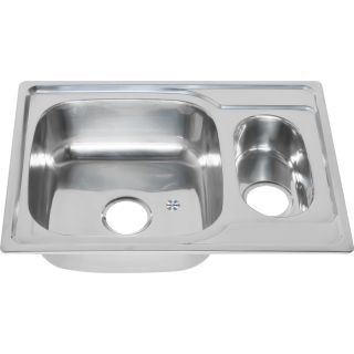 Мойка 6950S U Melana 0,6/160 хром с сифоном (227S t *10)