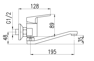 Смеситель для кухни Rav Slezak Colorado CO301.5/26CMATZ черный золото