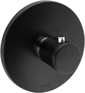 Встраиваемый смеситель для душа Kludi Balance с термостатом чёрный/хром 527298775