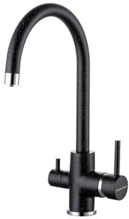 Смеситель для кухни Paulmark Essen Es213211-308 чёрный