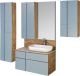Тумба под раковину Акватон Мишель 100см дуб рустикальный/фьорд 1A256901MIX30