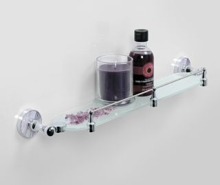 WasserKRAFT Полка стеклянная с бортиком K-8544