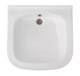 Раковина Кувшинка Люкс Лайт для установки над стиральной машиной 60см