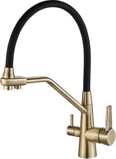 Смеситель для кухни ZORG Steel Hammer SH 903-6 BRONZE