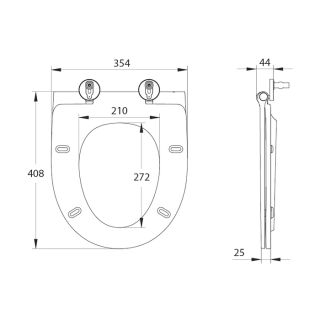 Сиденье для унитаза IDDIS DP Seat Cover дюропласт белый 003DPSEi31