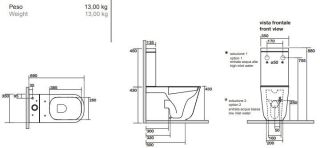 Бачок для унитаза Kerasan Tribeca 378131 черный