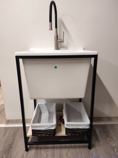 Раковина хозяйственная Kerasan Aquadom 029401*1 60см белый