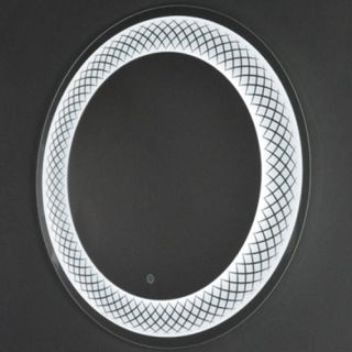 Зеркало с подсветкой Continent Talisman ЗЛП36 с сенсорным выключателем 77см