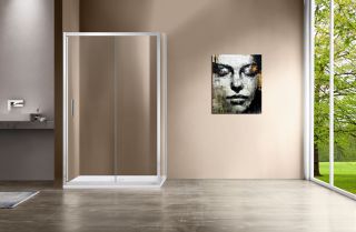 Душевой уголок Vincea Garda VSR-1G1011CL 110 x 100 см