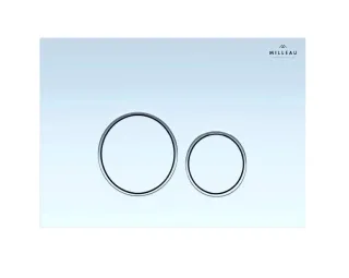 Кнопка смыва Milleau Miel MR0425K-A5.00 глянцевый белый хром
